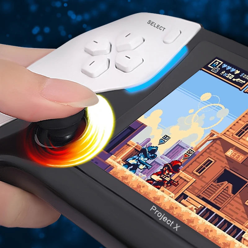 New Project X 4.3-Inch High-Defintion Ips Screen handheld Game Console Supports Ps1 Arcade Hd Output For Dual Joystick Player