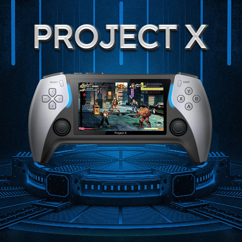 New Project X 4.3-Inch High-Defintion Ips Screen handheld Game Console Supports Ps1 Arcade Hd Output For Dual Joystick Player