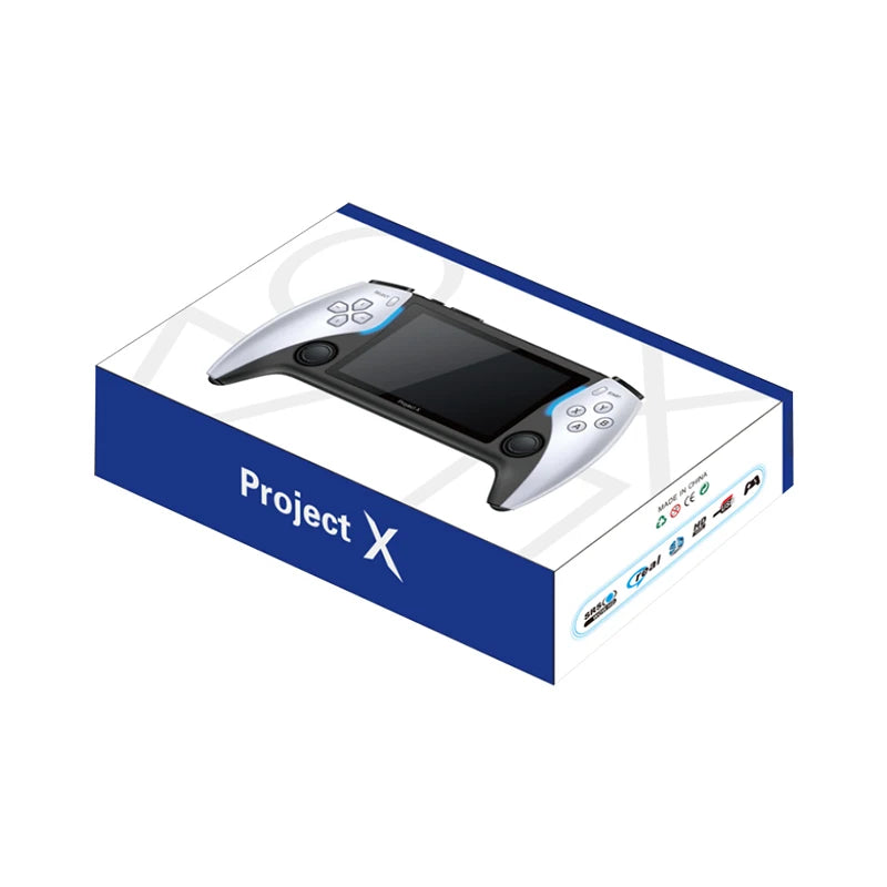 New Project X 4.3-Inch High-Defintion Ips Screen handheld Game Console Supports Ps1 Arcade Hd Output For Dual Joystick Player