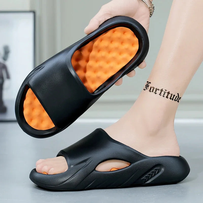 Men Slippers New Summer EVA Soft-soled Platform Slides Sandals Indoor Outdoor Walking Beach Shoes Flip Flops Mens Shoes