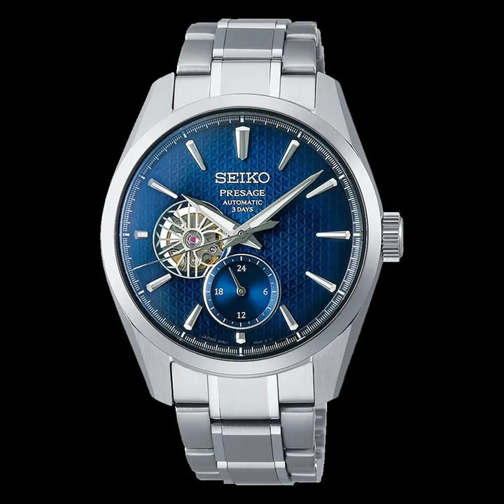 Seiko Precision Presage Series Hollow Automatic Mechanical Metal Strap Fashion Casual Men's Watch SPB417J ,Renovation 1:1