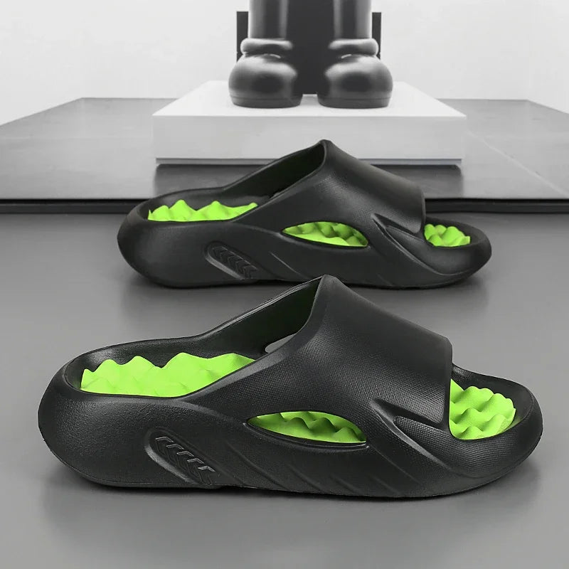 Men Slippers New Summer EVA Soft-soled Platform Slides Sandals Indoor Outdoor Walking Beach Shoes Flip Flops Mens Shoes