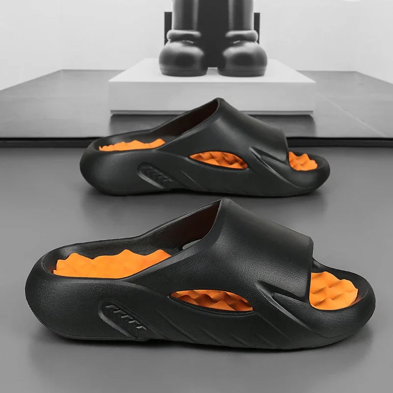 Men Slippers New Summer EVA Soft-soled Platform Slides Sandals Indoor Outdoor Walking Beach Shoes Flip Flops Mens Shoes