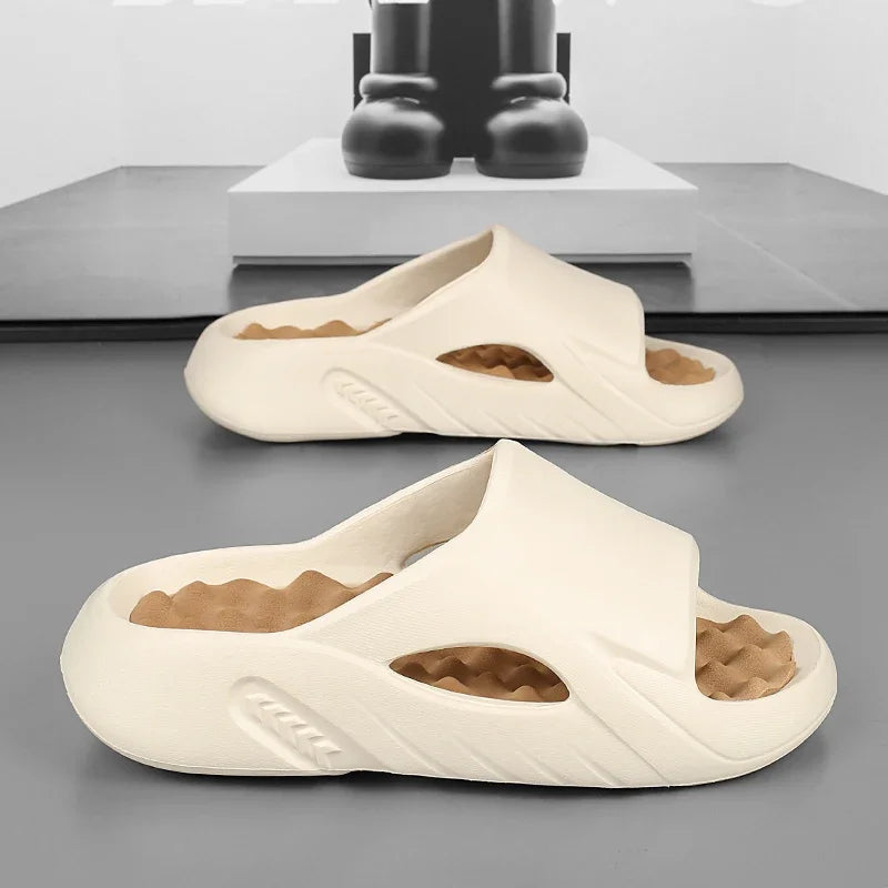 Men Slippers New Summer EVA Soft-soled Platform Slides Sandals Indoor Outdoor Walking Beach Shoes Flip Flops Mens Shoes