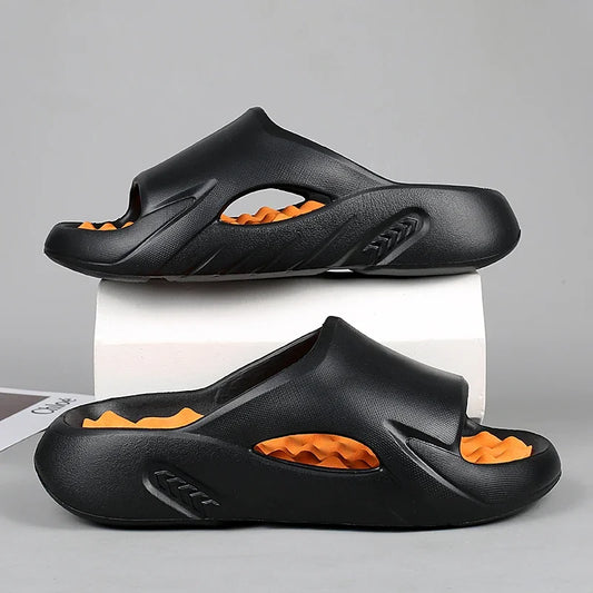 Men Slippers New Summer EVA Soft-soled Platform Slides Sandals Indoor Outdoor Walking Beach Shoes Flip Flops Mens Shoes