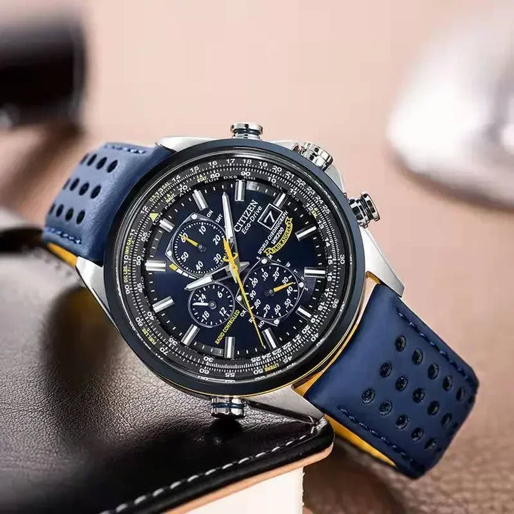 Original CITIZEN  Watche Luxury Trend Quartz Calendar Waterproof Multi Function Fancy Round Watch Stainless Automatic Watch