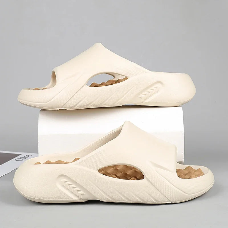 Men Slippers New Summer EVA Soft-soled Platform Slides Sandals Indoor Outdoor Walking Beach Shoes Flip Flops Mens Shoes